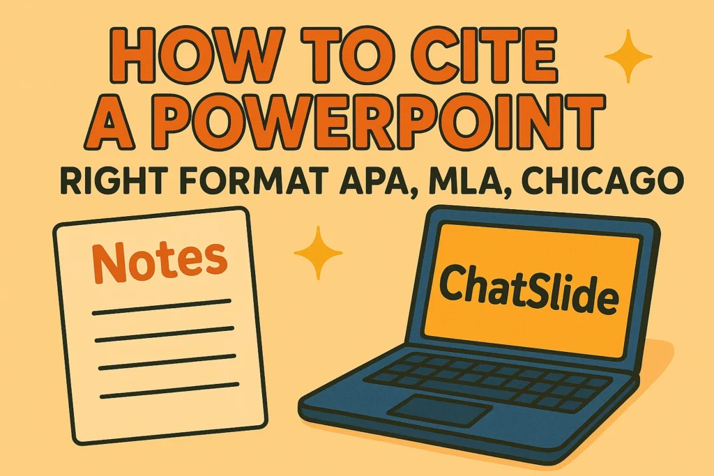 How to Cite a PowerPoint