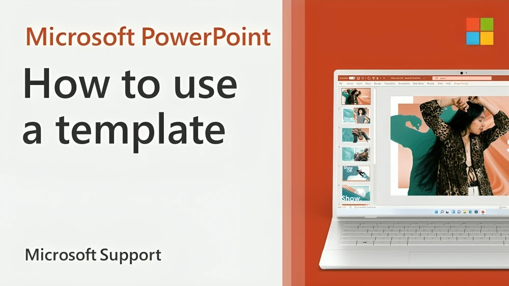 How to use a Template by Microsoft PowerPoint